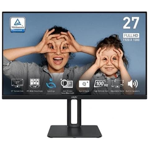 MSI 27 Inch IPS Monitor Full HD 100Hz 4ms Response Time