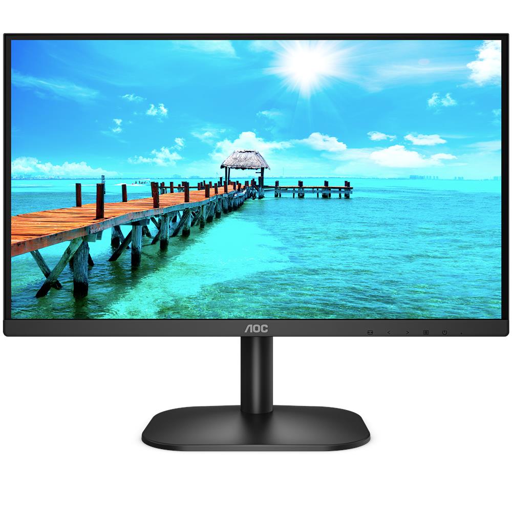AOC 24" IPS LED Monitor Full HD 1920x1080 4ms Frameless Black