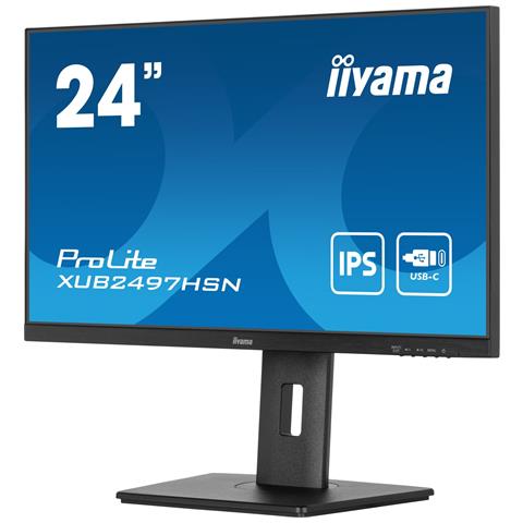 Iiyama Monitor LED 23.8 pollici Full HD Prolite Modello XUB2497HSN-B2 Nero