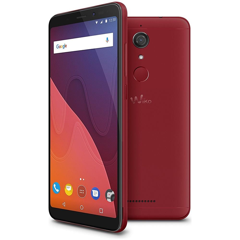 WIKO Smartphone 4G LTE 32GB Dual SIM View 5.7" HD Fotocamera 13MP Rosso