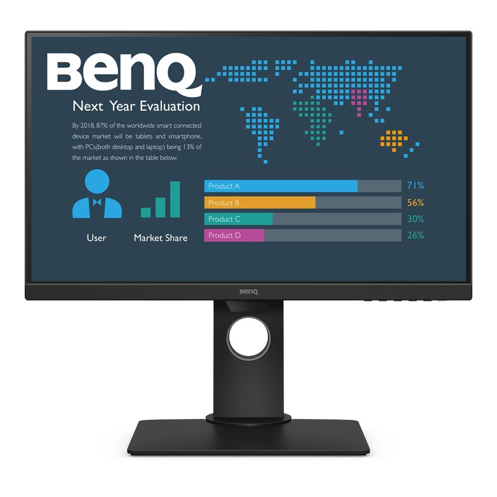 BenQ Monitor 24" IPS LED Display Full HD 5ms Nero