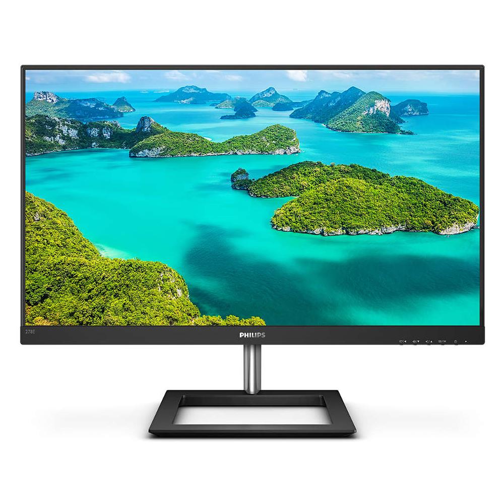 Philips 27" IPS LED Monitor 4K UHD Altoparlanti Integrati Nero