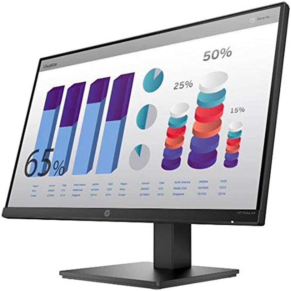 HP Monitor IPS LED Quad HD 23.8" 5 ms Regolabile Nero P24Q G4