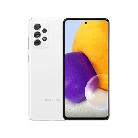 Samsung Smartphone Galaxy A72 6.7" FHD+ 128GB 6GB Dual SIM Bianco 4G LTE Android 11