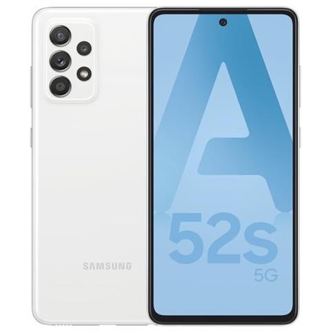 Samsung Galaxy A52s Smartphone 5G 128GB Bianco Display 6.5" Fotocamera 64MP Dual SIM