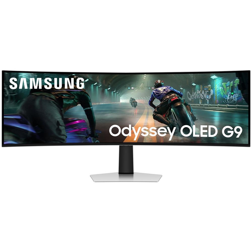 Samsung Gaming Monitor Curvo 49" OLED Odyssey G9 144Hz 0.03ms Dual QHD Silver