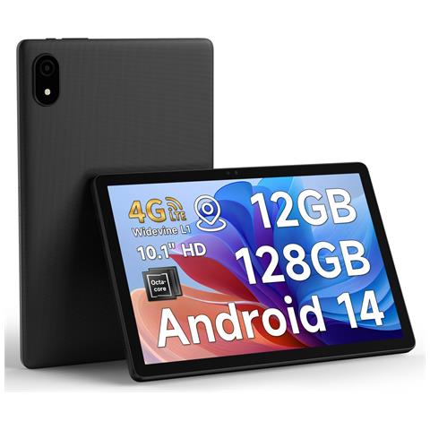 Alldocube Tablet 10.1 Pollici Android 14 4G 128GB Unisoc T606 Grigio
