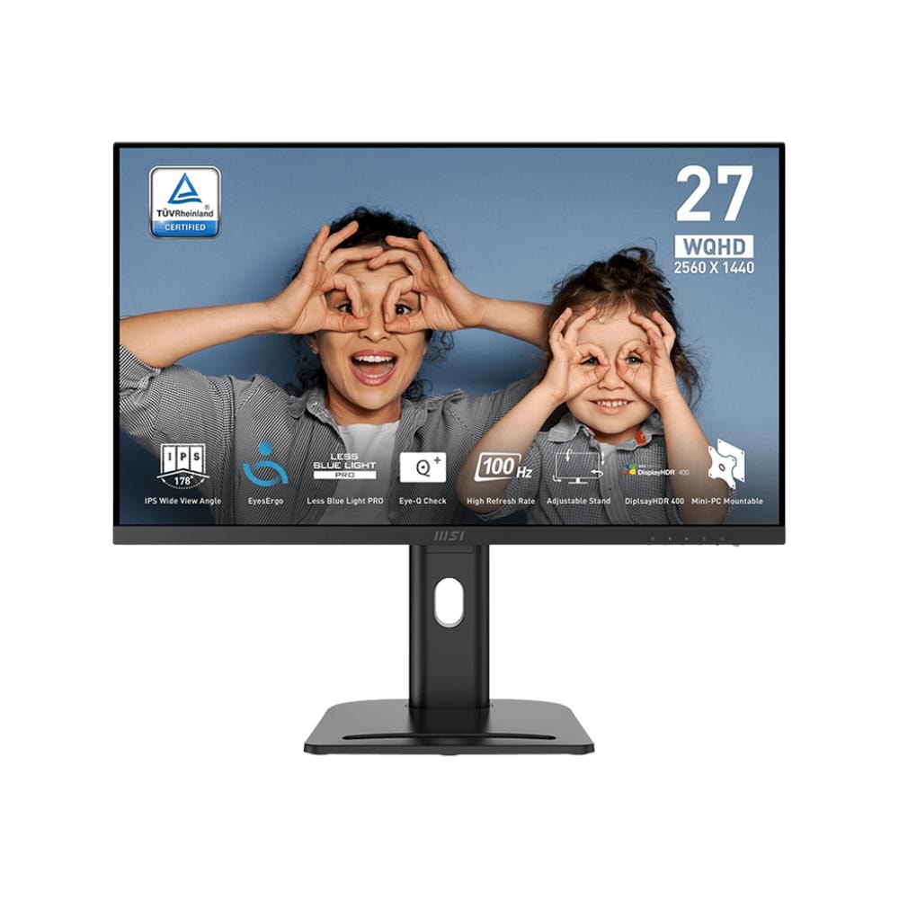 MSI 27" Gaming Monitor WQHD 1ms LED Integrated Speakers Black