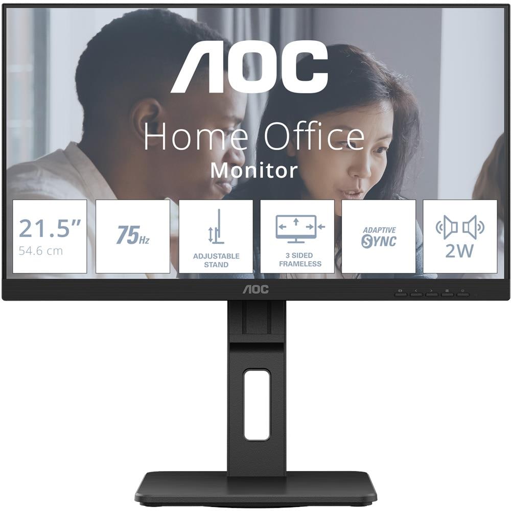 AOC Monitor Full HD LED 21.5 pollici VA HDMI Nero VESA Adaptive Sync