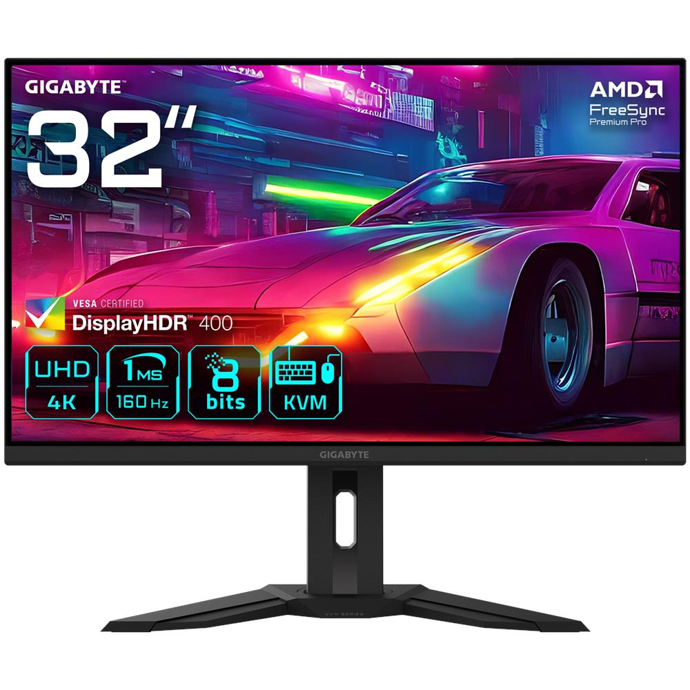 GIGABYTE 31.5" 4K Gaming Monitor SS-IPS 160Hz 1ms Black
