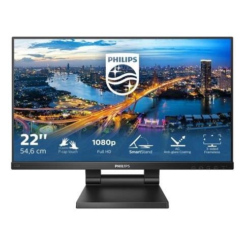 Philips 21.5" Full HD IPS LED Touch Monitor Nero 4ms 75Hz